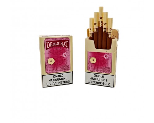 Сигареты Democrat Purple King Size (Демократ Виноград Ментол Кнопка)