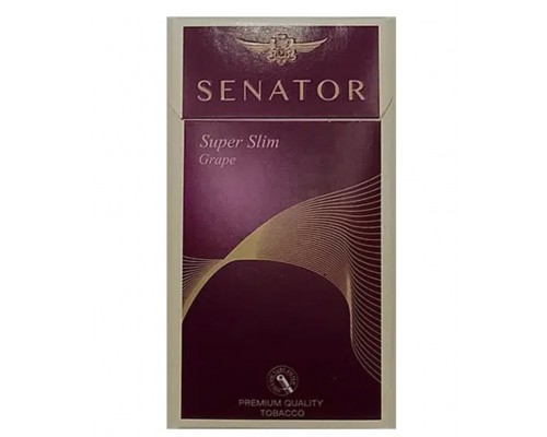 Купить Сигареты Senator Superslim Grape (Сенатор Суперслим Виноград)