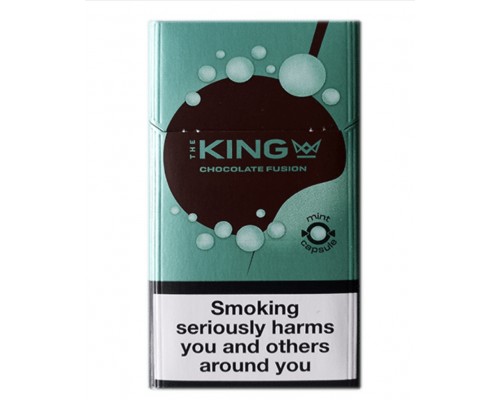 Купить Сигареты  The King Chocolate Mint Capsule (Кинг Шоколад Кнопка Мята)оптом