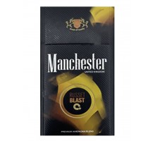 Сигареты Manchester Russet Blast (Манчестер Ред Бласт Кнопка Апельсин)